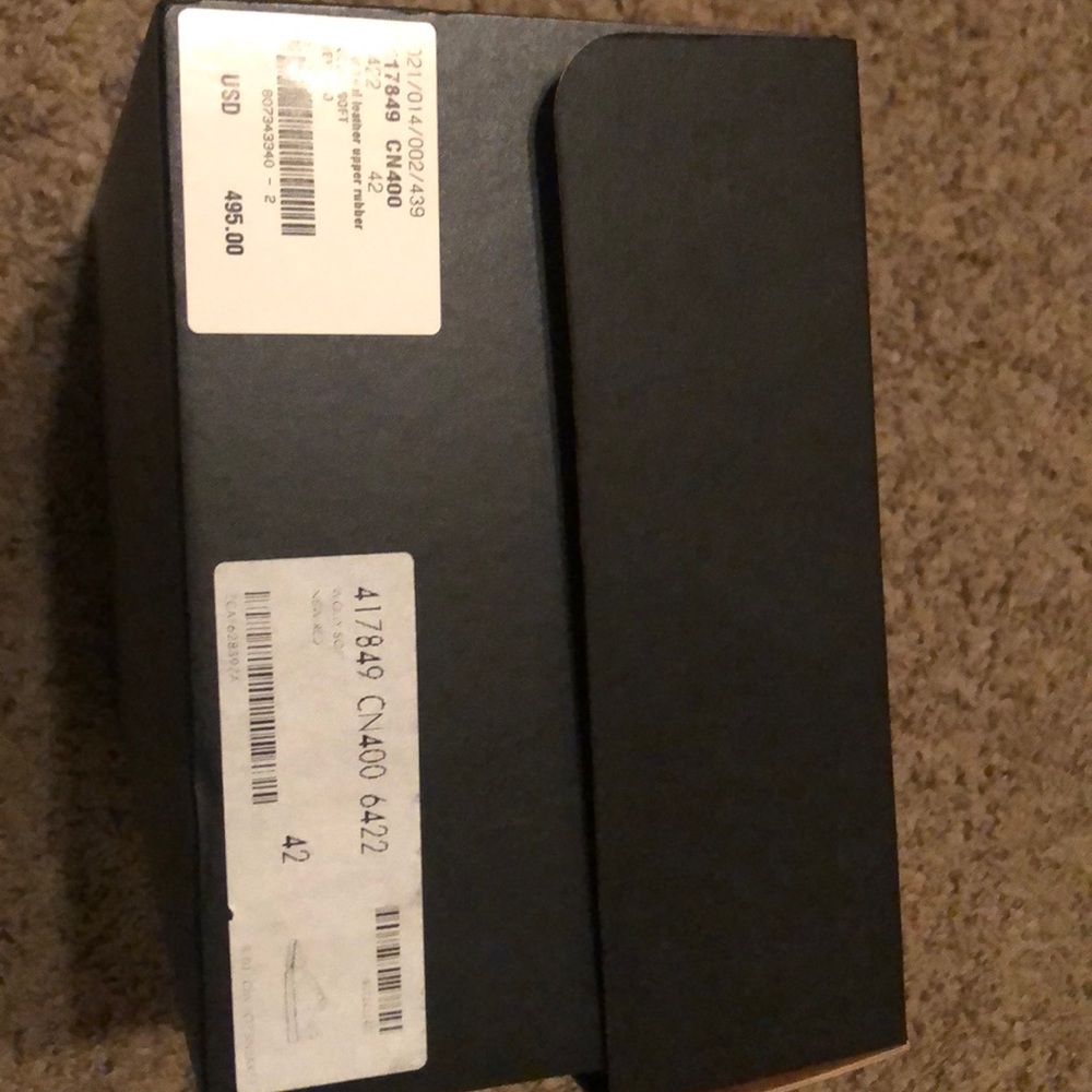 Authentic Lipstick Red Saint Laurent MENS Sneakers - Picture 2 of 7